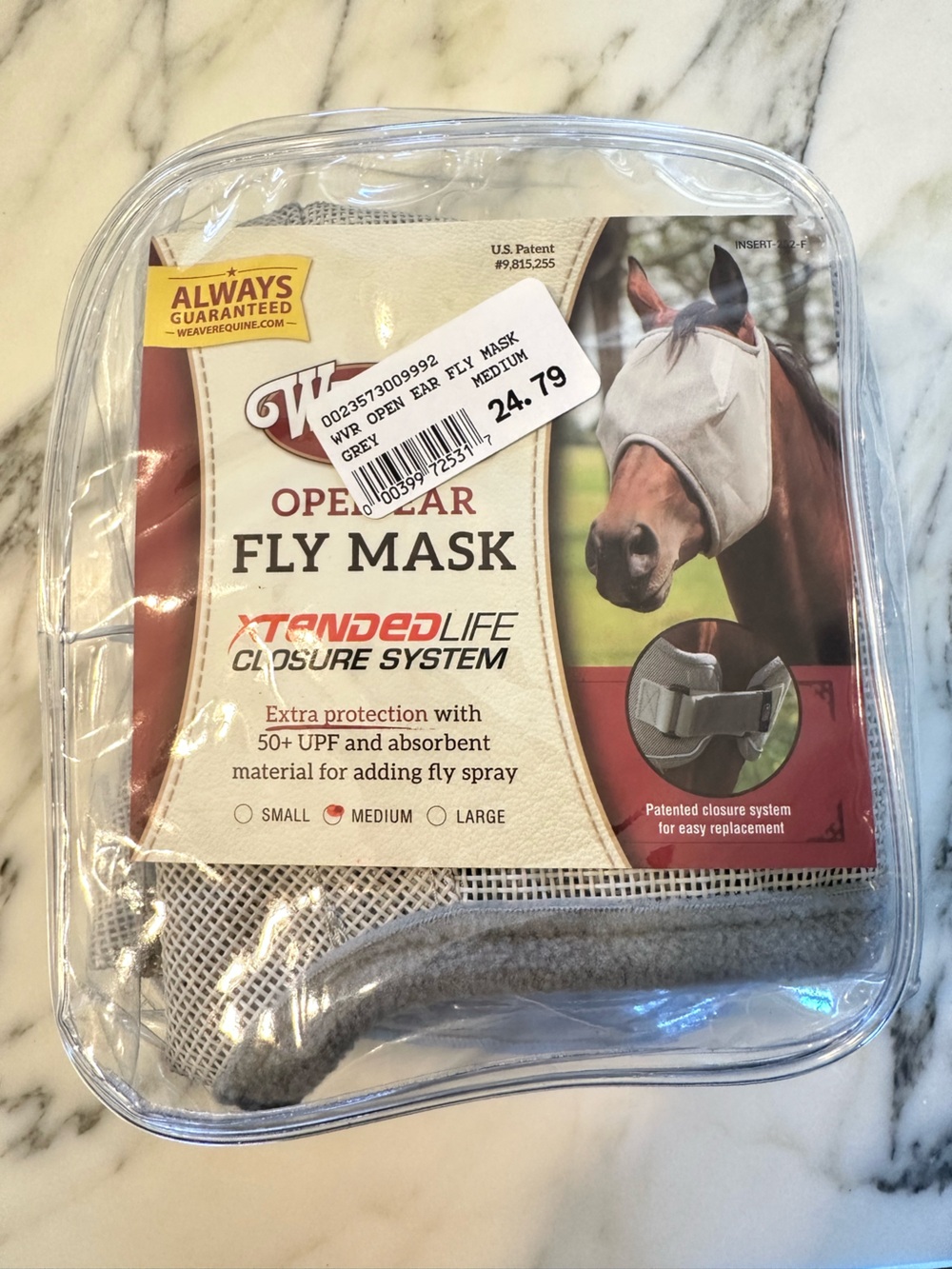 Weaver open ear fly mask medium